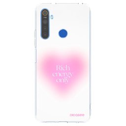 Átlátszó szilikon tok az alábbi mobiltelefonokra Realme 5 - Rich Energy