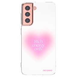 Átlátszó szilikon tok az alábbi mobiltelefonokra Samsung Galaxy S21 5G G991B - Rich Energy