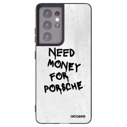 Fekete szilikon tok az alábbi mobiltelefonokra Samsung Galaxy S21 Ultra 5G G998B - White Dollar