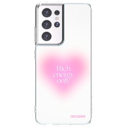 Átlátszó szilikon tok az alábbi mobiltelefonokra Samsung Galaxy S21 Ultra 5G G998B - Rich Energy