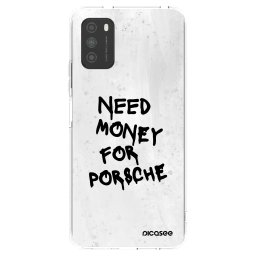 Átlátszó szilikon tok az alábbi mobiltelefonokra Xiaomi Poco M3 - White Dollar