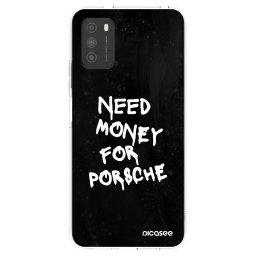 Átlátszó szilikon tok az alábbi mobiltelefonokra Xiaomi Poco M3 - Black Dollar