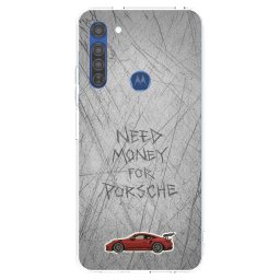 Átlátszó szilikon tok az alábbi mobiltelefonokra Motorola Moto G8 - Garage Scratch