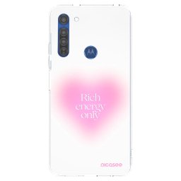 Átlátszó szilikon tok az alábbi mobiltelefonokra Motorola Moto G8 - Rich Energy