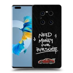 Átlátszó szilikon tok az alábbi mobiltelefonokra Huawei Mate 40 Pro - Dark Racer