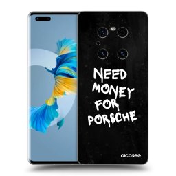 Átlátszó szilikon tok az alábbi mobiltelefonokra Huawei Mate 40 Pro - Black Dollar