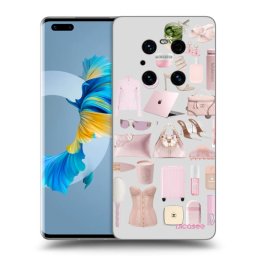 Átlátszó szilikon tok az alábbi mobiltelefonokra Huawei Mate 40 Pro - Glam Babe