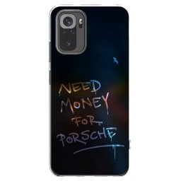 Átlátszó szilikon tok az alábbi mobiltelefonokra Xiaomi Redmi Note 10 - Neon Nights