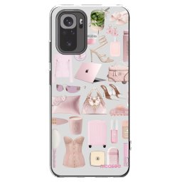 Átlátszó szilikon tok az alábbi mobiltelefonokra Xiaomi Redmi Note 10 - Glam Babe