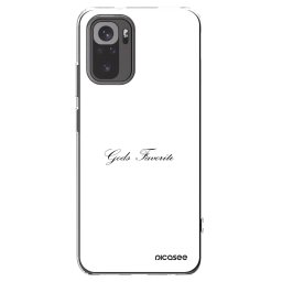 Átlátszó szilikon tok az alábbi mobiltelefonokra Xiaomi Redmi Note 10 - Gods Favorite