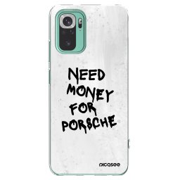 Átlátszó szilikon tok az alábbi mobiltelefonokra Xiaomi Redmi Note 10 Pro - White Dollar