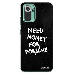 Átlátszó szilikon tok az alábbi mobiltelefonokra Xiaomi Redmi Note 10 Pro - Black Dollar