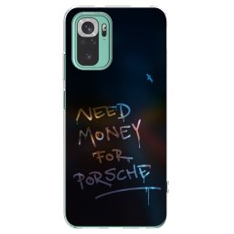 Átlátszó szilikon tok az alábbi mobiltelefonokra Xiaomi Redmi Note 10 Pro - Neon Nights