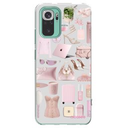Átlátszó szilikon tok az alábbi mobiltelefonokra Xiaomi Redmi Note 10 Pro - Glam Babe
