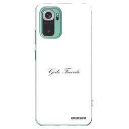 Átlátszó szilikon tok az alábbi mobiltelefonokra Xiaomi Redmi Note 10 Pro - Gods Favorite