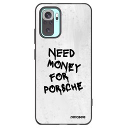 Fekete szilikon tok az alábbi mobiltelefonokra Xiaomi Redmi Note 10 Pro - White Dollar