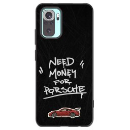 Fekete szilikon tok az alábbi mobiltelefonokra Xiaomi Redmi Note 10 Pro - Dark Racer