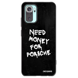 Fekete szilikon tok az alábbi mobiltelefonokra Xiaomi Redmi Note 10 Pro - Black Dollar