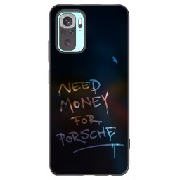 Fekete szilikon tok az alábbi mobiltelefonokra Xiaomi Redmi Note 10 Pro - Neon Nights