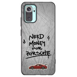 Fekete szilikon tok az alábbi mobiltelefonokra Xiaomi Redmi Note 10 Pro - Grey Drift