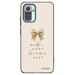 Fekete szilikon tok az alábbi mobiltelefonokra Xiaomi Redmi Note 10 Pro - Golden Dream