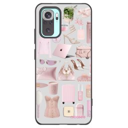Fekete szilikon tok az alábbi mobiltelefonokra Xiaomi Redmi Note 10 Pro - Glam Babe