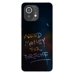 Átlátszó szilikon tok az alábbi mobiltelefonokra Xiaomi Mi 11 - Neon Nights