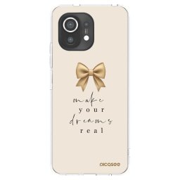 Átlátszó szilikon tok az alábbi mobiltelefonokra Xiaomi Mi 11 - Golden Dream