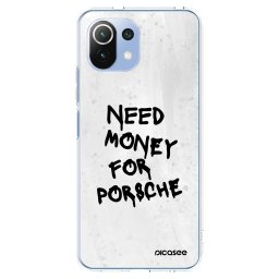 Átlátszó szilikon tok az alábbi mobiltelefonokra Xiaomi Mi 11 Lite - White Dollar