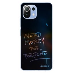 Átlátszó szilikon tok az alábbi mobiltelefonokra Xiaomi Mi 11 Lite - Neon Nights