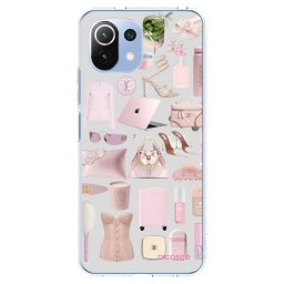 Átlátszó szilikon tok az alábbi mobiltelefonokra Xiaomi Mi 11 Lite - Glam Babe