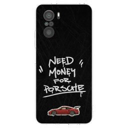 Átlátszó szilikon tok az alábbi mobiltelefonokra Xiaomi Poco F3 - Dark Racer