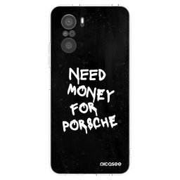 Átlátszó szilikon tok az alábbi mobiltelefonokra Xiaomi Poco F3 - Black Dollar