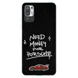 Átlátszó szilikon tok az alábbi mobiltelefonokra Xiaomi Redmi Note 10 5G - Dark Racer