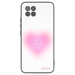 Fekete szilikon tok az alábbi mobiltelefonokra Realme 8 Pro - Rich Energy