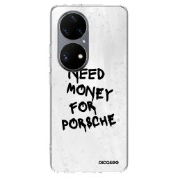 Átlátszó szilikon tok az alábbi mobiltelefonokra Huawei P50 - White Dollar