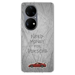 Átlátszó szilikon tok az alábbi mobiltelefonokra Huawei P50 - Garage Scratch