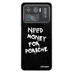 Átlátszó szilikon tok az alábbi mobiltelefonokra Xiaomi Mi 11 Ultra - Black Dollar