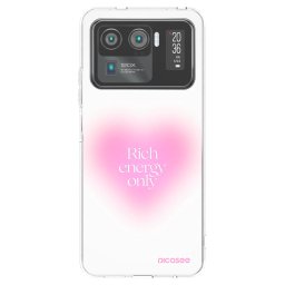 Átlátszó szilikon tok az alábbi mobiltelefonokra Xiaomi Mi 11 Ultra - Rich Energy