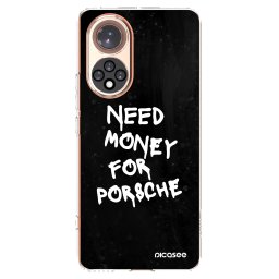 Átlátszó szilikon tok az alábbi mobiltelefonokra Huawei Nova 9 - Black Dollar
