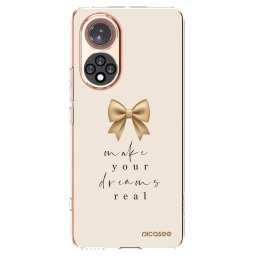 Átlátszó szilikon tok az alábbi mobiltelefonokra Huawei Nova 9 - Golden Dream