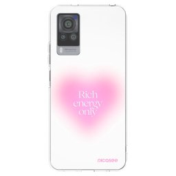 Átlátszó szilikon tok az alábbi mobiltelefonokra Vivo X60 Pro 5G - Rich Energy
