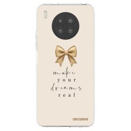 Átlátszó szilikon tok az alábbi mobiltelefonokra Huawei Nova 8i - Golden Dream