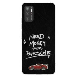 Átlátszó szilikon tok az alábbi mobiltelefonokra Xiaomi Poco M3 Pro 5G - Dark Racer