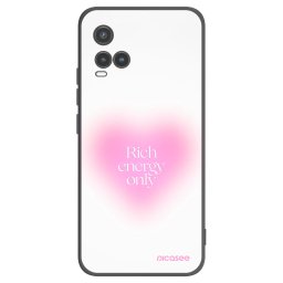Fekete szilikon tok az alábbi mobiltelefonokra Vivo Y33s - Rich Energy