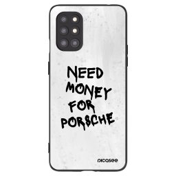 Fekete szilikon tok az alábbi mobiltelefonokra OnePlus 8T - White Dollar