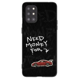Fekete szilikon tok az alábbi mobiltelefonokra OnePlus 8T - Track Mode