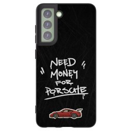 Fekete szilikon tok az alábbi mobiltelefonokra Samsung Galaxy S21 FE 5G - Dark Racer