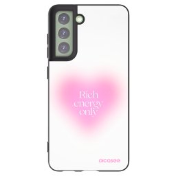 Fekete szilikon tok az alábbi mobiltelefonokra Samsung Galaxy S21 FE 5G - Rich Energy