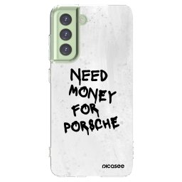 Átlátszó szilikon tok az alábbi mobiltelefonokra Samsung Galaxy S21 FE 5G - White Dollar